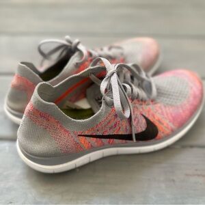 Nike free 4.0 flyknit running sneakers